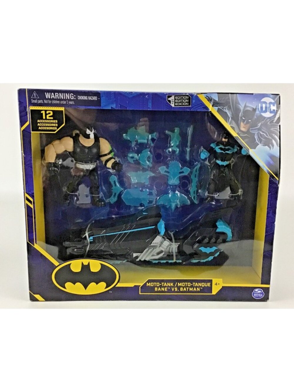DC Comics Moto-Tank Bane VS Batman Action Figures Playset 2020 Spin Master Toy